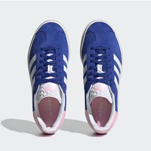 Adidas Gazelle Bold Women's Blue and Soft Pink Sneakers
